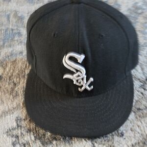 DC Black Hat with White Logo